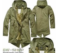 PARKA BRANDIT US M51 NUEVA CHAQUETA DE INVIERNO DEL EJÉRCITO FORRADA CHAQUETA...