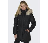 Parka con capucha Mujer Talla L. Color Negro