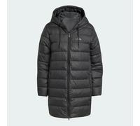 Parka con capucha para mujer adidas Essentials Climawarm 3 stripes M