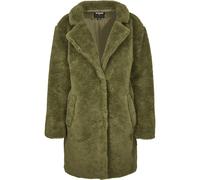 Urban Classics Ladies Oversized Sherpa Coat Abrigo, Verde (Olive 00176), L para Mujer