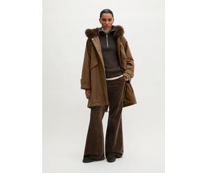 Parka de sarga para exterior, de estilo desenfadado Dark Walnut 32
