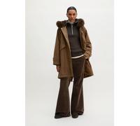 Parka de sarga para exterior, de estilo desenfadado Dark Walnut 42