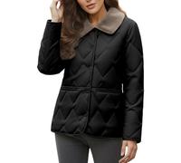 Parka Lana Mujer Vestir Invierno Puffer a Bolero Grande Adolescentes Esmoquin Sobrecamisa Ir Peluditas Temperaturas Piloto Petite Fucsias Morados Ligero Relleno Natural Infladas