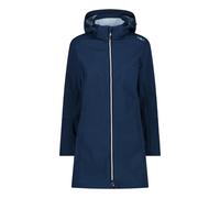 CMP - Parka softshell de mujer con capucha desmontable, Blue Ink-Cristal Blue, XXS