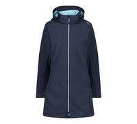 CMP - Parka de mujer con capucha y cremallera, B.Azul-Anís, XS