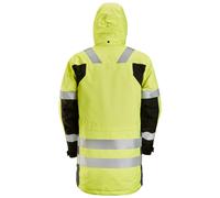 Parka unisex snickers allroundwork highvis - amarillo/gris - talla 64