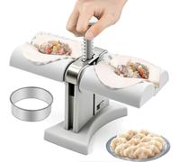 PARKDual Ravioli Maker con cortador, prensa para empanadas, máquina para hacer pasteles, máquina formadora