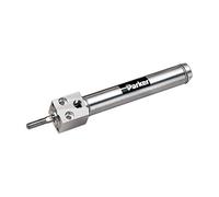 Parker 0.44BFDSR06.00-pack2 7/16" Diámetro de orificio con acero inoxidable de 6 tiempos de cilindro de aire de montaje en bloque frontal (Pack de 2)