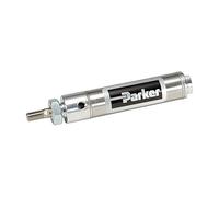 Parker 0.44DSR01.00-pack2 7/16" Diámetro de orificio con 1" Stroke Acero Inoxidable, Nariz Montado Cilindro de Aire (Pack de 2)