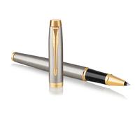 Parker 51 bolígrafo cuerpo azul verdoso con adorno cromado punta mediana con