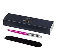 PARKER - Bolígrafo "Jotter" con bolsa de terciopelo en caja de regalo, tinta negra (magenta)