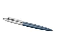 Parker - Bolígrafo Jotter XL, adorno cromado, punta mediana, tinta azul, en estuche de regalo, color azul mate Primrose, 1 Unidad (Paquete de 1)