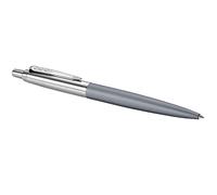 Parker - Bolígrafo Jotter XL, adorno cromado, punta mediana, tinta azul, en estuche de regalo, color gris mate Alexandra