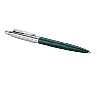 Parker - Bolígrafo Jotter XL, adorno cromado, punta mediana, tinta azul, en estuche de regalo, color verde mate Greenwich