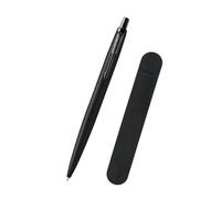Parker Bolígrafo Jotter XL | Negro mate monocromático | Punta media | Tinta azul | Paquete blíster + estuche de terciopelo de regalo