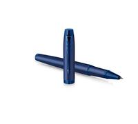 Parker Bolígrafo roller IM Monochrome Blue PVD F Negro