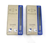 Parker Cartuchos de Tinta Quink Paquete con 5 Unidades, Color Azul