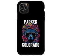 Parker Colorado USA - Oso divertido con diseño de flores Carcasa para iPhone 11 Pro Max
