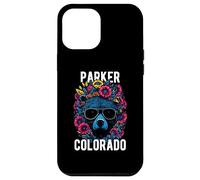 Parker Colorado USA - Oso divertido con diseño de flores Carcasa para iPhone 12 Pro Max