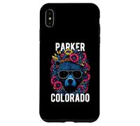 Parker Colorado USA - Oso divertido con diseño de flores Carcasa para iPhone XS Max