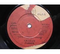 Parker, Graham & Rumour Love Without Greed 7" Stiff BUY82 EX/VG 1980 die-cut sleeve is VG because it is a bit crease at flat and has a Special Offer 50P sticker on the front which will leave a mark if it is removed.