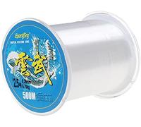 Parker Hilo de Pescar Transparente, Nylon Linea de Pesca, Monofilamento, Profesional Sedal de Pesca, Alfombra, Trucha (500M, 0.26 MM)