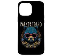 Parker Idaho - Oso con Gafas, diseño de Flores Carcasa para iPhone 13 Pro MAX