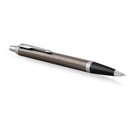 Parker IM - Bolígrafo, Punta mediana, color Marrón (Dark Espresso Chrome trim) M