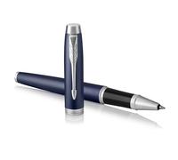 Parker IM Bolígrafo Roller | Punto fino | color azul mate | tinta negra | en estuche de regalo