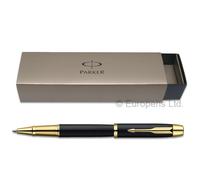 Parker IM NEGRO LAQUEADO & Borde Dorado Bolígrafo (s0856360)