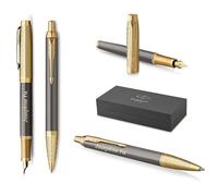 PARKER IM Pioneers GT Limited Edition Bolígrafo y pluma estilográfica con grabado | Premium Pen | Caja de regalo | Regalo personalizado | Cumpleaños