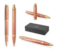 PARKER IM Rituals Orange CT Bolígrafo y bolígrafo de punta redonda con grabado, bolígrafo premium, caja de regalo, regalo personalizado, cumpleaños (naranja CT)