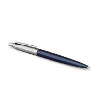 Parker Jotter bolígrafo | azul real (Royal Blue) | Punta mediana con recambio de tinta azul | en estuche de regalo