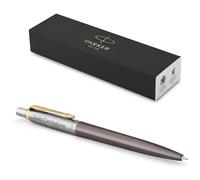 PARKER Jotter Core Reciclado con grabado | Bolígrafo premium | Caja de regalo | Mina azul o negra | Regalo personalizado | Nombres | Cumpleaños (Grey GT)