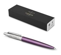 Parker Jotter Core Recycled con grabado | Bolígrafo premium | Caja de regalo | Mina azul | Regalo personalizado | Nombres | Cumpleaños (Victoria Violeta C.C.)