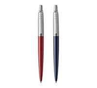 Parker Jotter London paquete Duo Discovery: bolígrafo de color rojo Kensington y bolígrafo de gel de color azul Royal