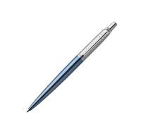 Parker Bolígrafo Jotter Azul claro (Waterloo Blue) Punta mediana, tinta azul, con estuche regalo