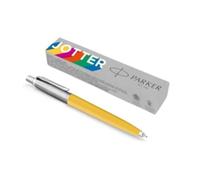 Parker Jotter Originals - Bolígrafo de punta redonda, color amarillo sol, tinta azul, en caja de regalo