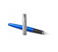 Parker Jotter Originals pluma estilográficaacabado azul clásicoplumín medianotinta negra y azul