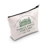 Parker Knoll Vineyard - Bolsa de maquillaje para campamento Walden, regalos de Annie y Hallie, bolsa con cremallera, Knoll Reino Unido