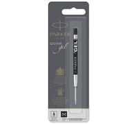 PARKER QUINK recambio de tinta de gelpunta mediana (0,7 mm)negrouna unidad