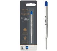 Parker Recambios de tinta para bolígrafos punta mediana tinta azul paquete