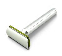 Parker Safety Razor AeroShave XL, maquinilla de afeitar de seguridad de doble filo de aluminio CNC con mango largo y 5 hojas. Exposición precisa de la hoja para un afeitado cómodo. Para hombres y muje