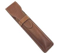 Parker Safety Razor De cuero marrón de protección/Estuche de viaje para derecho, Shavette de señora y caballero maquinillas de afeitar - De Ensillar