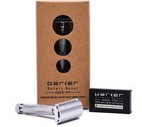 Parker Safety Razor Parker 97R tradicional mango corto seguridad de dos filos Razor & 5 Parker prima hojas de afeitar