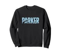 Parker Sea Waves - Nombre Personalizado Ocean Beach Art Sudadera