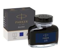 Parker tintero de tinta líquida Quink para plumas estilográficas | 57 ml | tinta azul | en caja