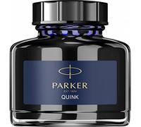 Parker tintero de tinta líquida Quink para plumas estilográficas | 57 ml | tinta azul/negra | en caja