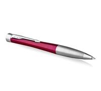 PARKER Urban Twist Bolígrafo | Magenta Vivo con Detalles Cromados | Punta Mediana con Tinta Azule | Caja Para Regalo