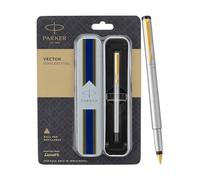 Parker Vector Stainless Steel GT Fountain Pen